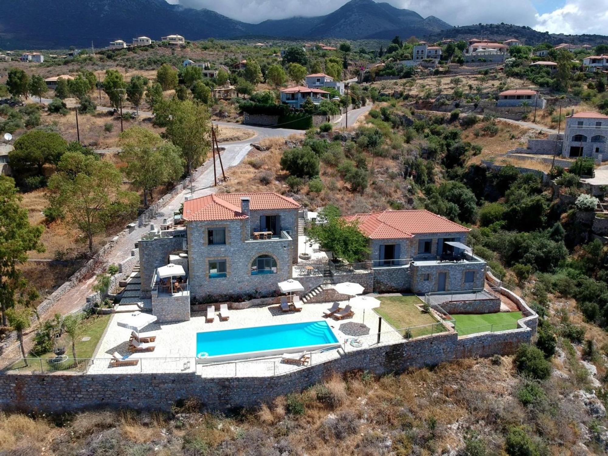 Elsa Villa By Elrin Villas Mani Neokhorion  Eksteriør bilde